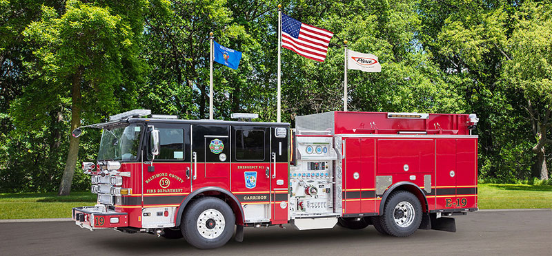 Baltimore County Md Fire Department Orders 23 Custom Pierce Fire Apparatus Firefighternation 5130