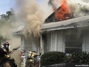 Miami-Dade firefighters respond to house fire