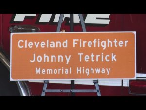 Cleveland HIghway Named for Johnny Tetrick