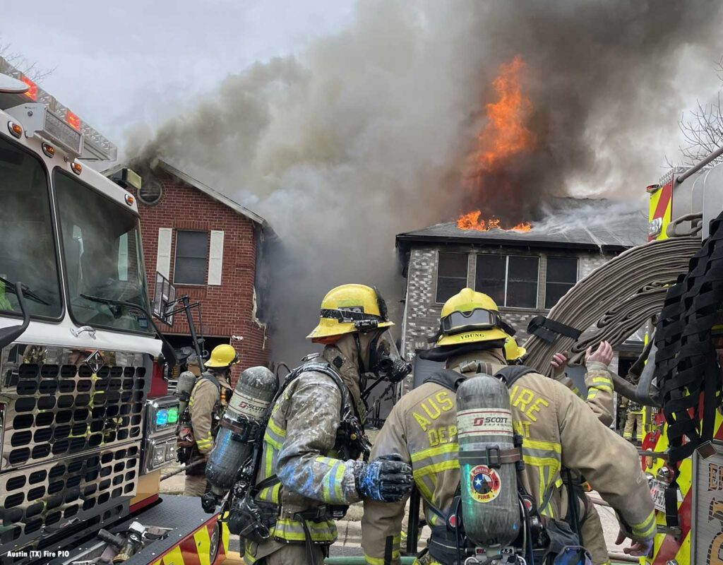 Austin firefighters fire in 4300 block of Triboro Trail