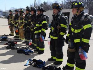 Smoke diver firefighters